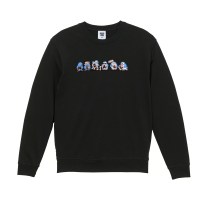 Mess-age “Penguin Party" Sweatshirt / Black
